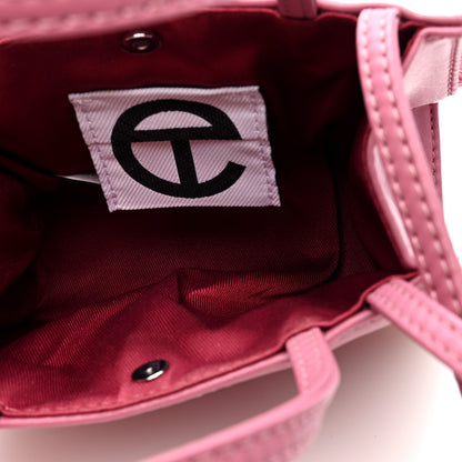 Telfar Vegan Leather Small Shopping Bag Corned Beef 5 of 9