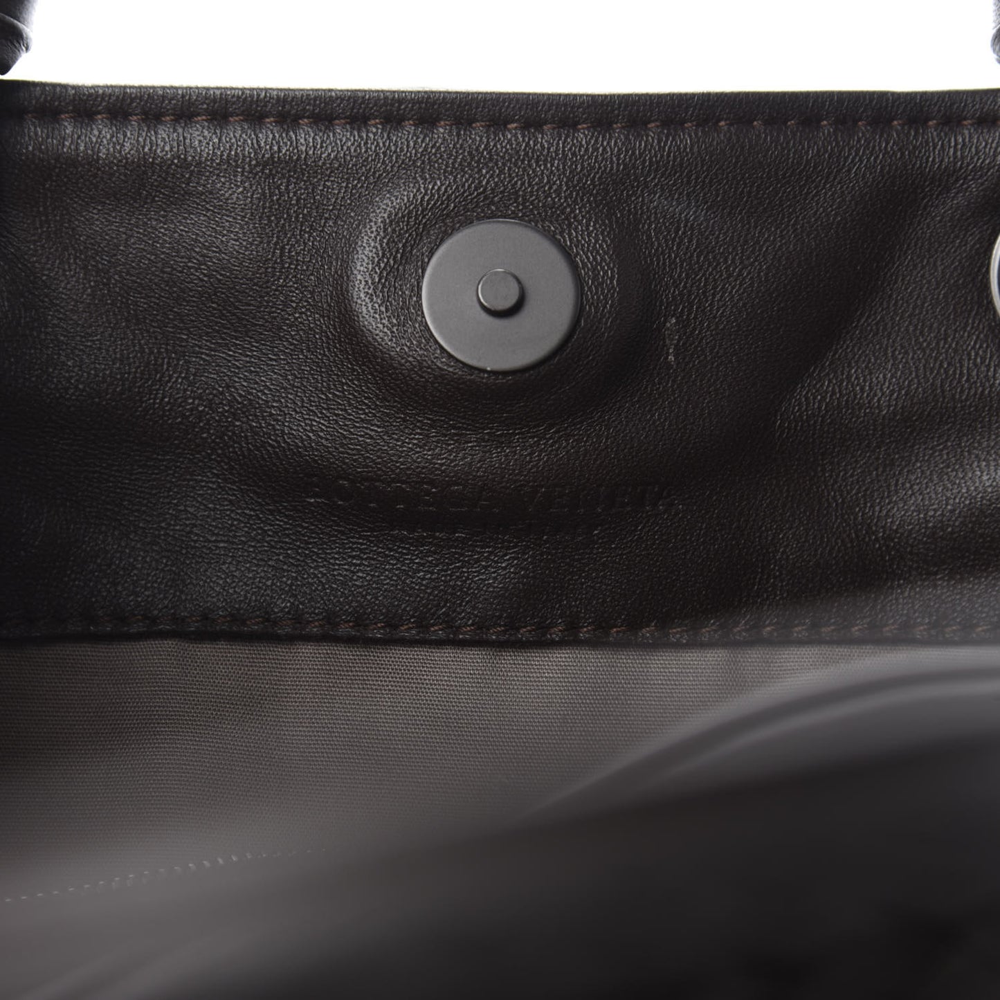 Nappa Intrecciato Woven Tote Ebano