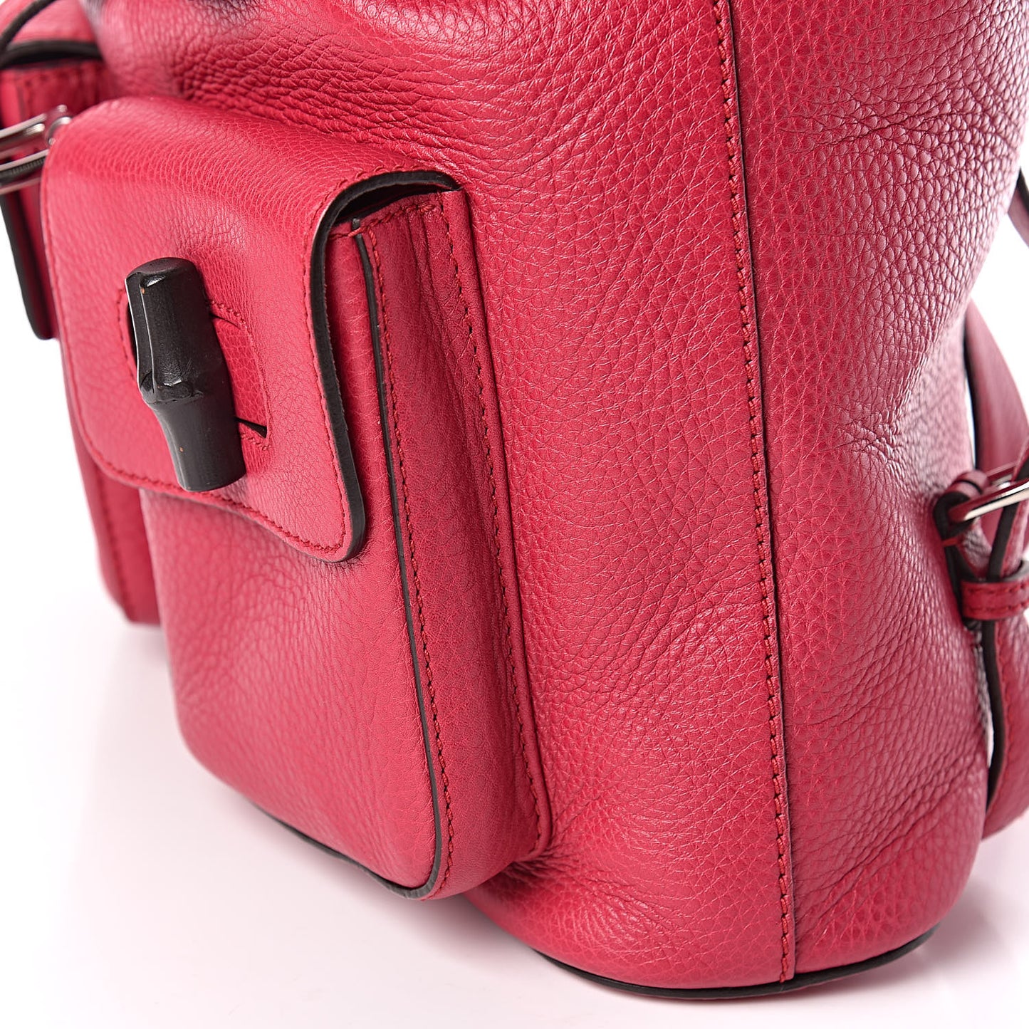 Cellarius Calfskin Medium Bamboo Backpack Petunia