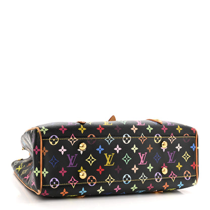 Louis Vuitton Monogram Multicolor Aurelia MM Black 4 of 12