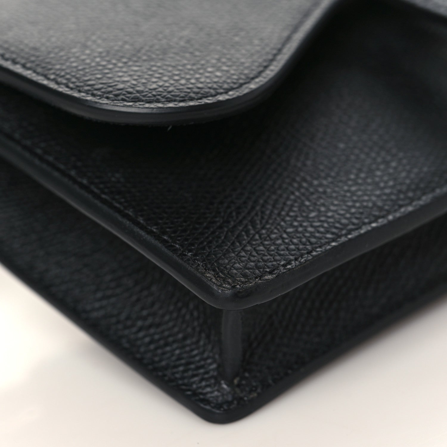Christian Dior Grained Calfskin Saddle Belt Bag Black 8 of 9
