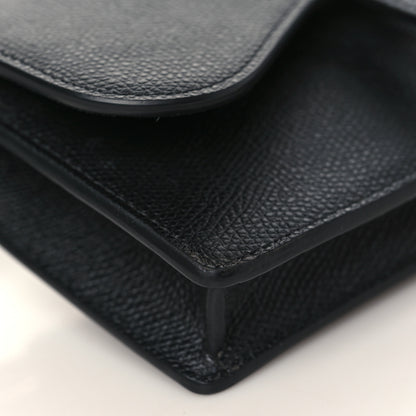 Christian Dior Grained Calfskin Saddle Belt Bag Black 8 of 9