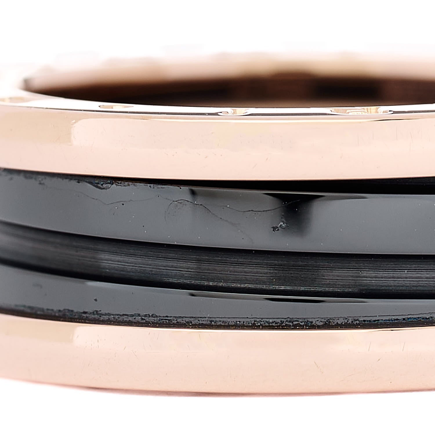 Bulgari 18K Rose Gold B.Zero1 Two-Band Ring 53 6.25 6 of 7