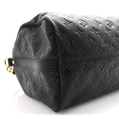Louis Vuitton Empreinte Monogram Speedy Soft 30 Black 8 of 9