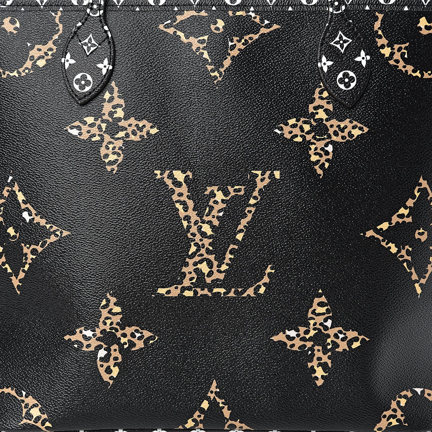 Monogram Giant Jungle Neverfull MM Black