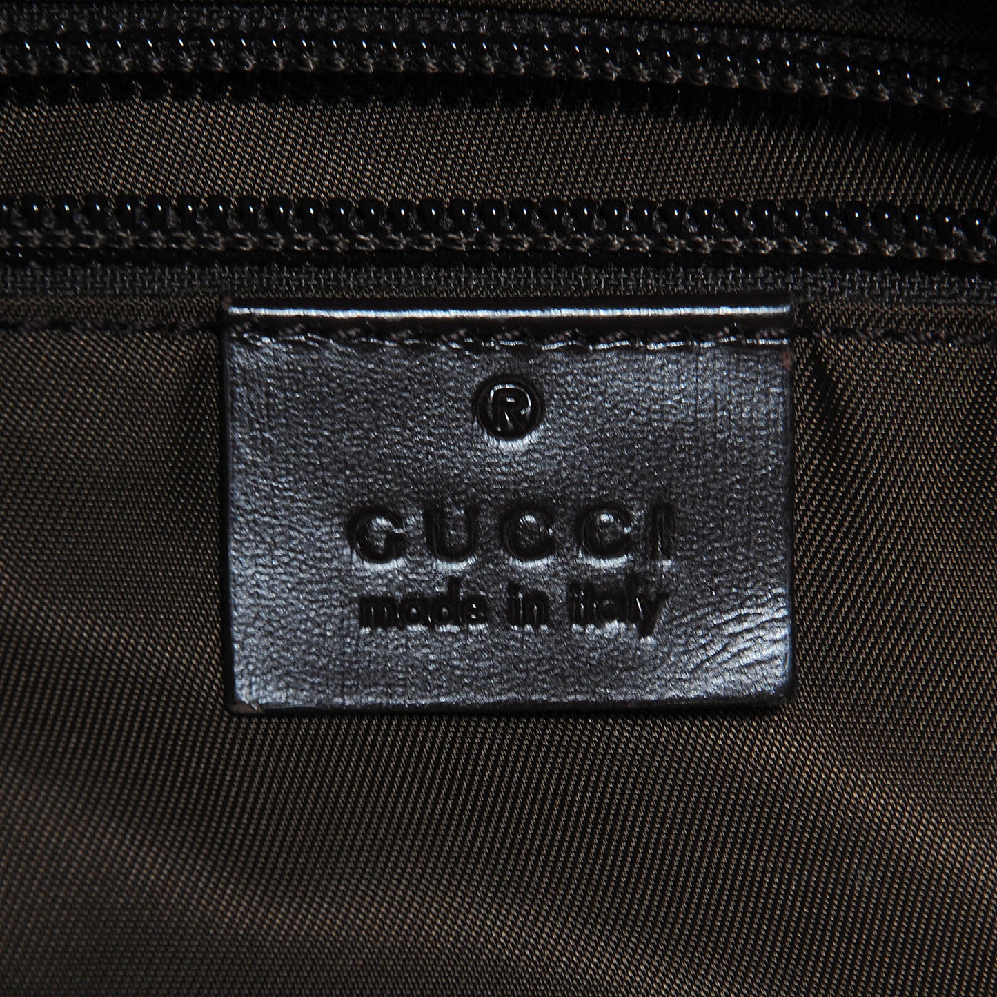 GG Plus Monogram Interlocking G Medium Backpack Dark Brown