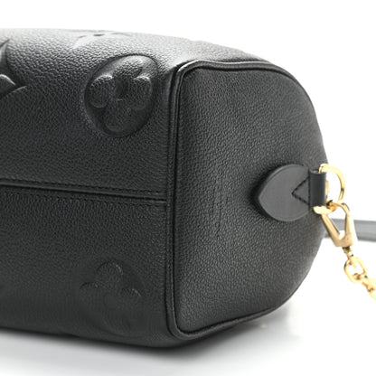 Louis Vuitton Empreinte Monogram Giant Speedy Bandouliere 20 Black 9 of 9