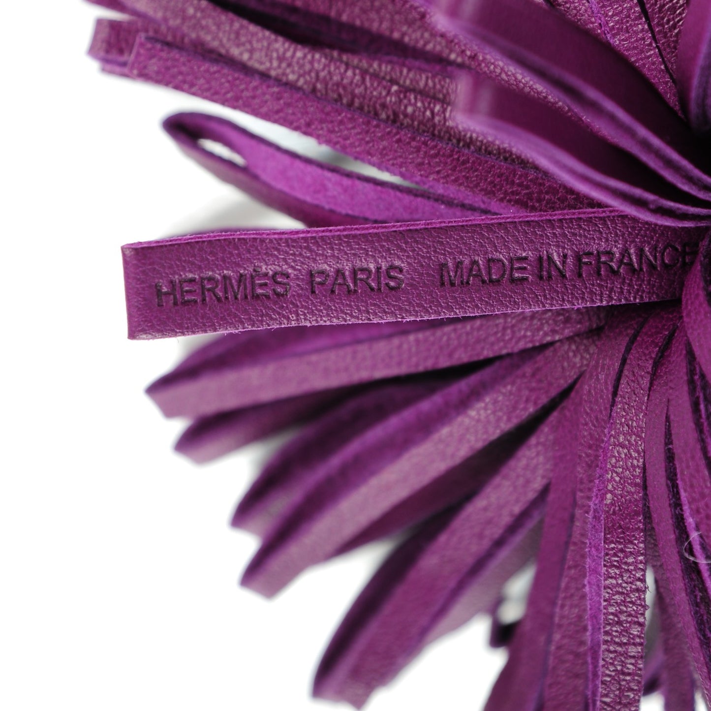 Lambskin Carmen Tassel Key Holder Anemone