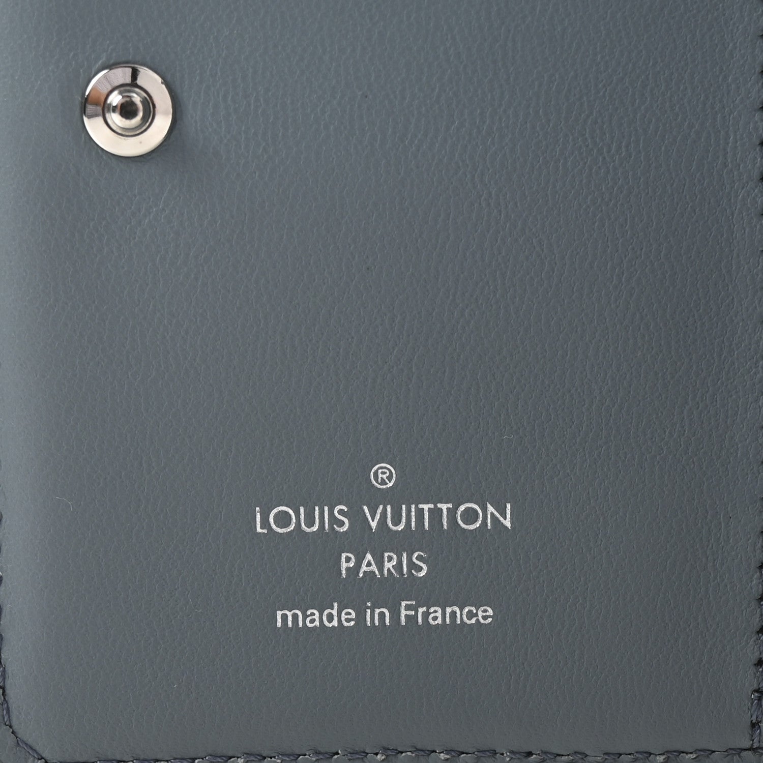 Louis Vuitton Lambskin Embossed Monogram Lou Coussin Wallet Blue Glacier 6 of 7