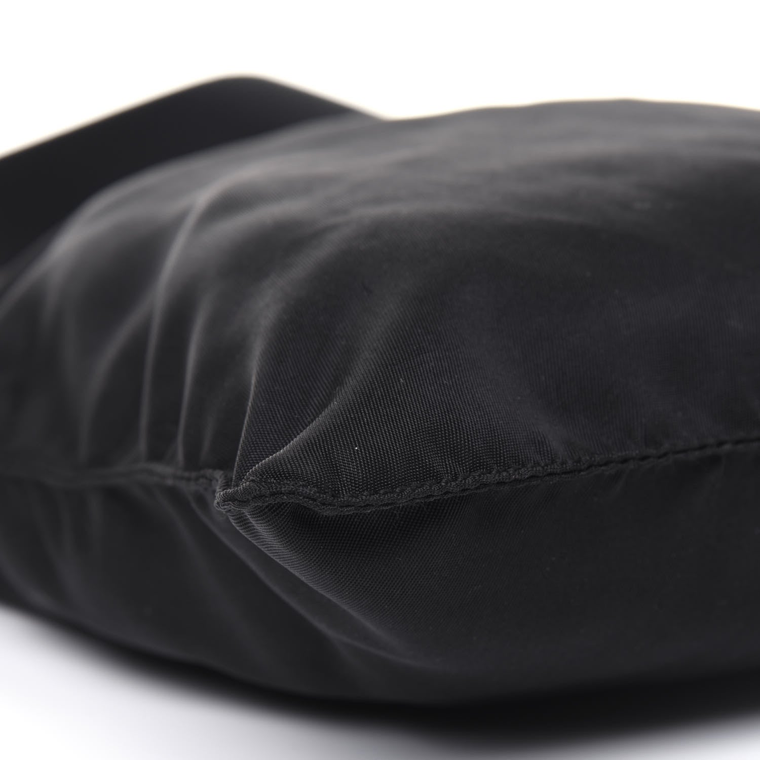 Prada Tessuto Nylon Saffiano Flat Messenger Bag Black 10 of 13