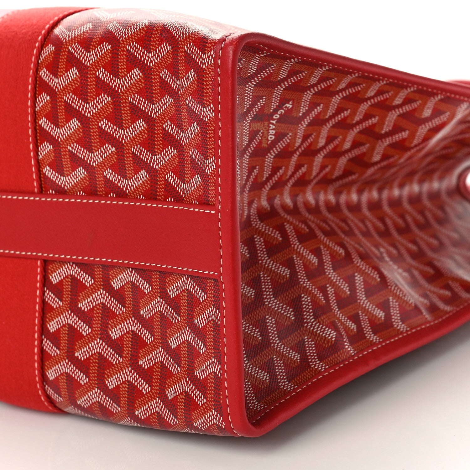 Goyard Goyardine Villette Tote Red 8 of 8