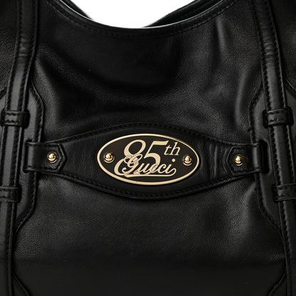 Gucci Calfskin Horsebit 85th Anniversary Hobo Black 7 of 12