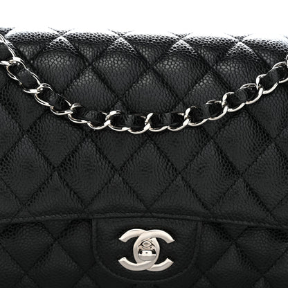 Chanel Caviar Quilted Medium Double Flap Black 5 of 10