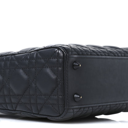 Christian Dior Ultra Matte Calfskin Cannage Small My ABCDior Lady Dior Black 10 of 11