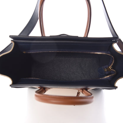 Celine Smooth Drummed Calfskin Nano Tri-Color Luggage Chalk 5 of 9