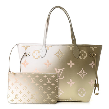 Louis Vuitton Monogram Giant Spring In The City Neverfull MM Sunset Kaki 2 of 15