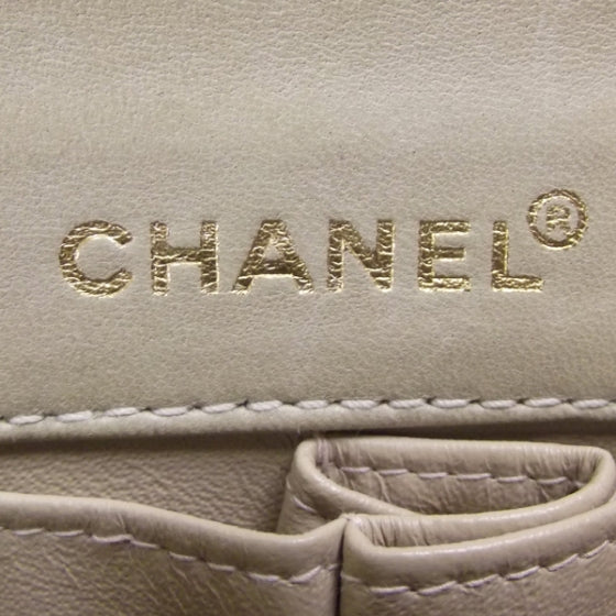 Chanel Lambskin Patent East West Chocolate Bar Flap Beige 8 of 12