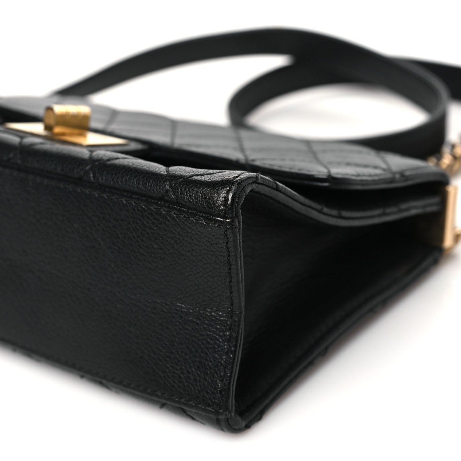 Chanel Goatskin Quilted Rita Flap Black 10 of 11