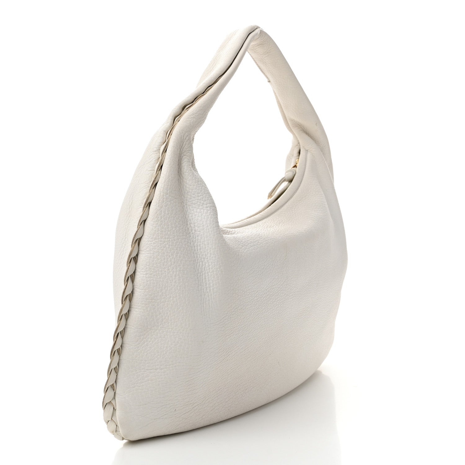 Bottega Veneta Cervo Braided Medium Veneta Hobo White 3 of 10