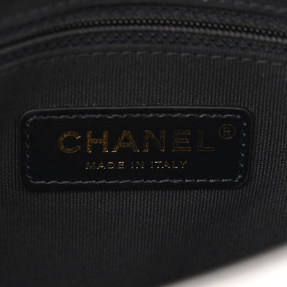 Chanel Metallic Lambskin Quilted Small Side Note Flap Grey 6 of 11