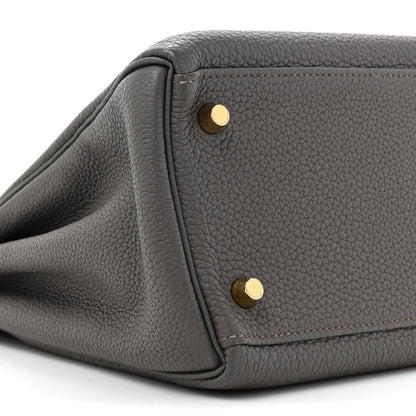 Hermes Togo Kelly Retourne 28 Etain 8 of 16