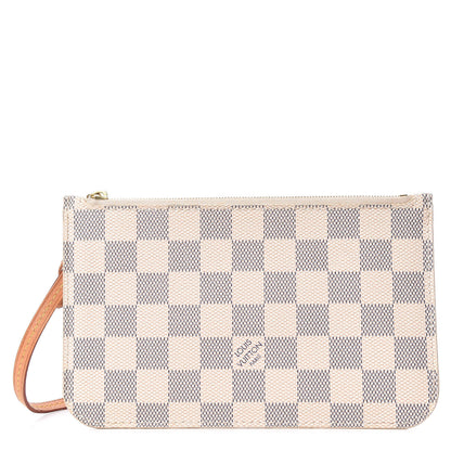 Louis Vuitton Damier Azur Neverfull PM Pochette 1 of 9