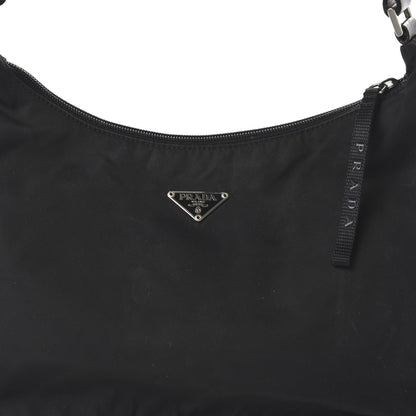 Prada Tessuto Nylon Shoulder Bag Black 10 of 10