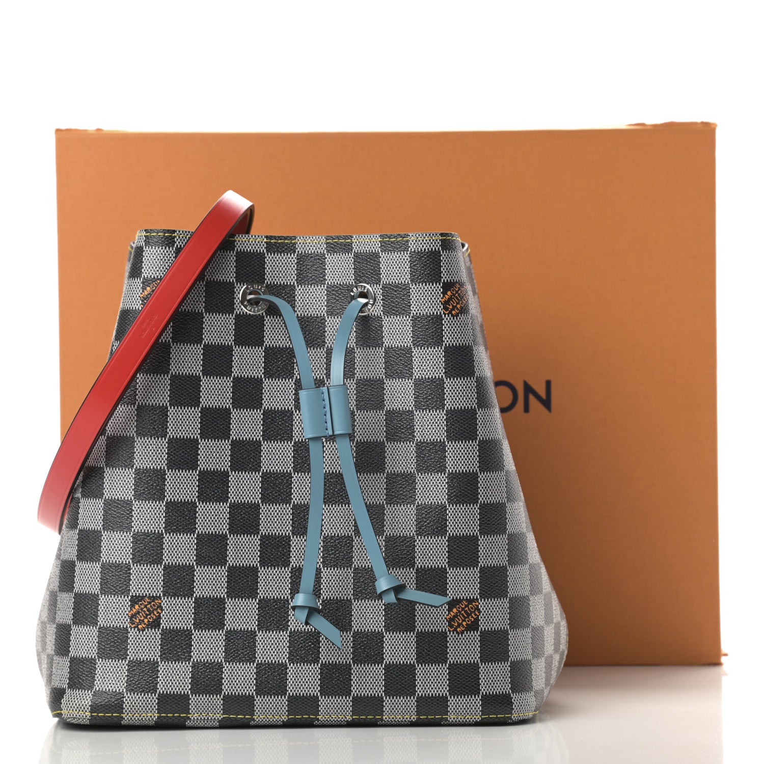 Louis Vuitton Damier Neonoe Black White 11 of 11