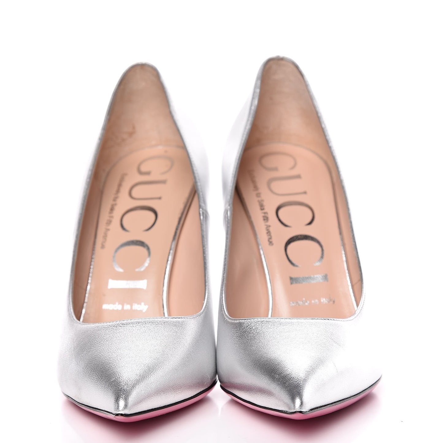 Nappa Silk Pumps 37.5 Argento
