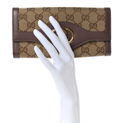 Gucci Monogram Sukey Continental Wallet Dark Brown 2 of 8