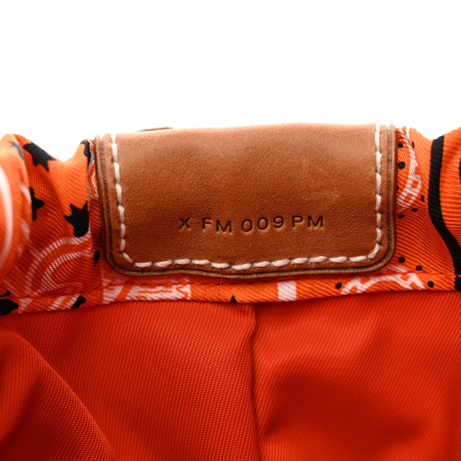 Hermes Barenia Silk Eperons d'Or Fourbi 25 MM Pouch Orange Fauve 7 of 11