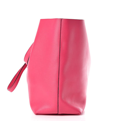 Saint Laurent Calfskin Large Shopping Tote Fuchsia 12 of 12