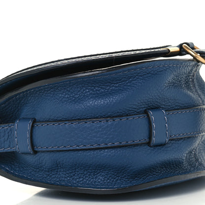 Chloe Calfskin Mini Marcie Round Crossbody Bag Royal Navy 5 of 11