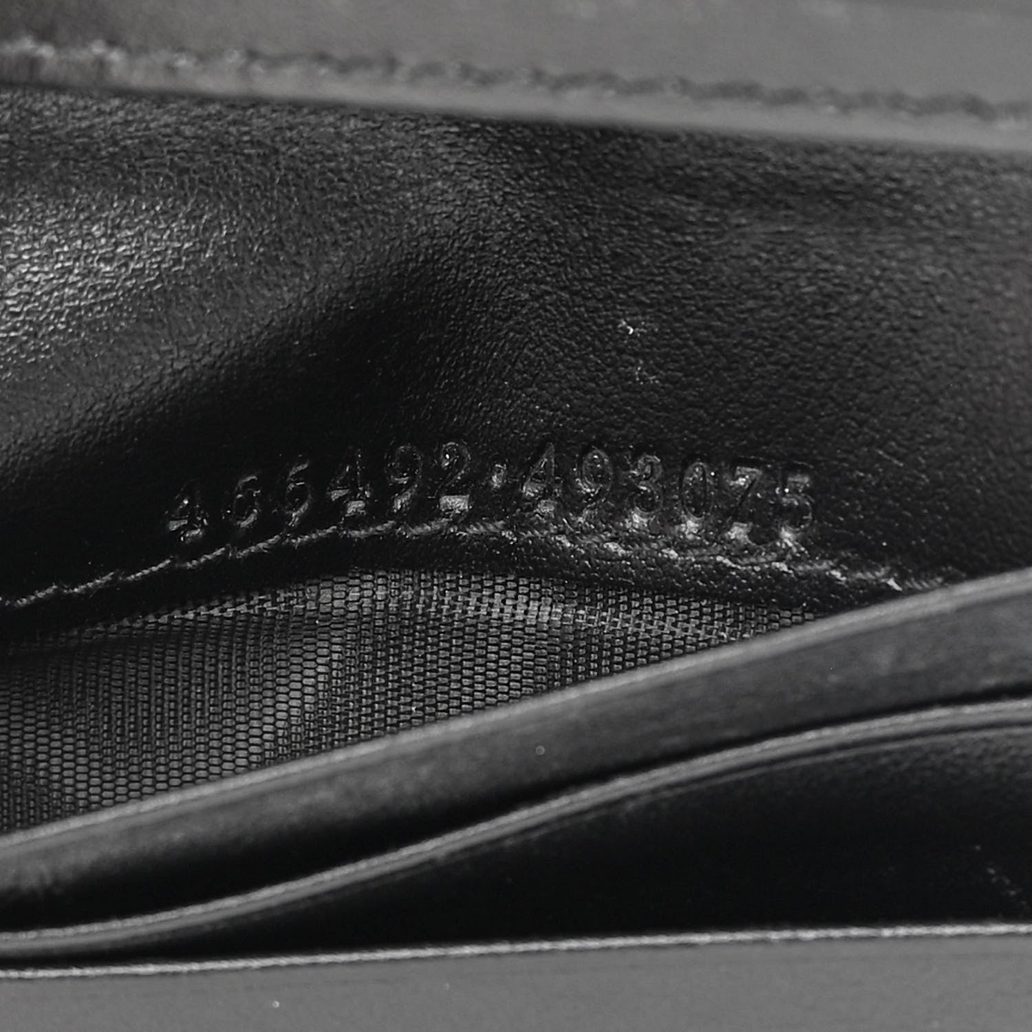 Gucci Calfskin Matelasse GG Marmont Card Case Wallet Black 7 of 14
