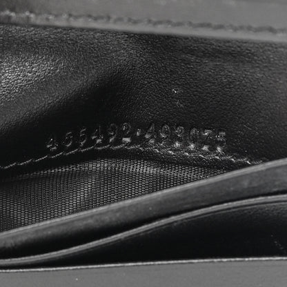 Gucci Calfskin Matelasse GG Marmont Card Case Wallet Black 7 of 14