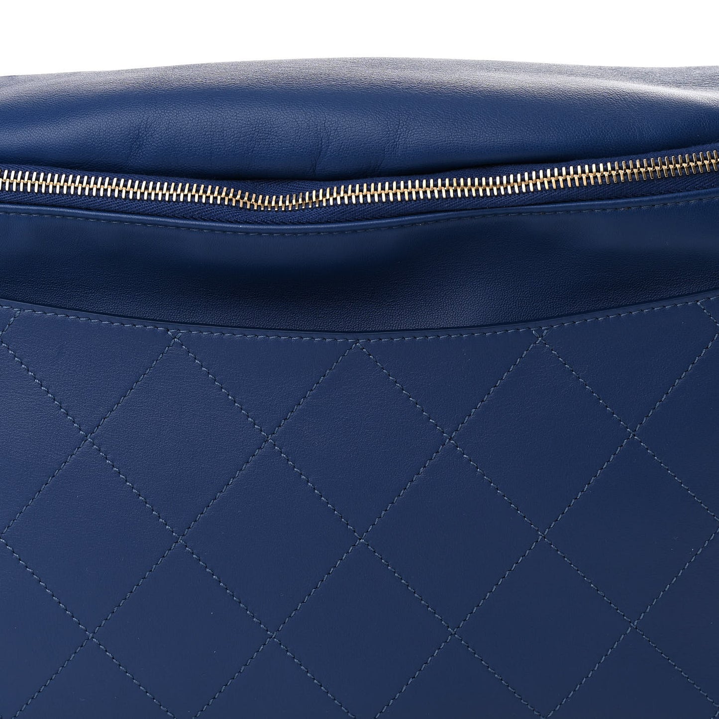 X PHARRELL WILLIAMS Lambskin Oversized Waist Belt Bag Blue