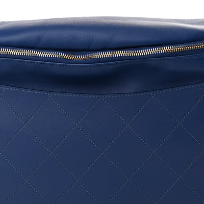 Chanel X PHARRELL WILLIAMS Lambskin Oversized Waist Belt Bag Blue 8 of 10