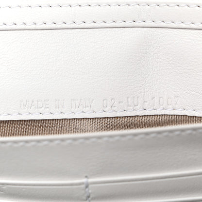 Christian Dior Patent Ultimate Rendez-Vous Chain Wallet White 7 of 12