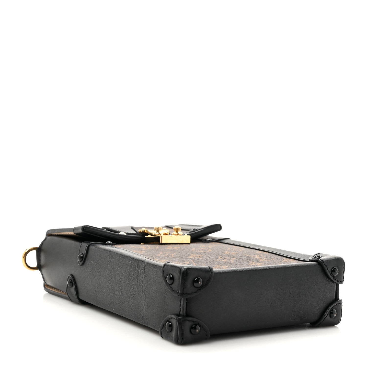 Louis Vuitton Monogram Pochette Trunk Verticale Black 4 of 12