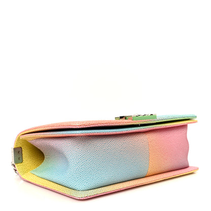 Chanel Caviar Quilted Medium Cuba Rainbow Boy Flap Multicolor 4 of 10