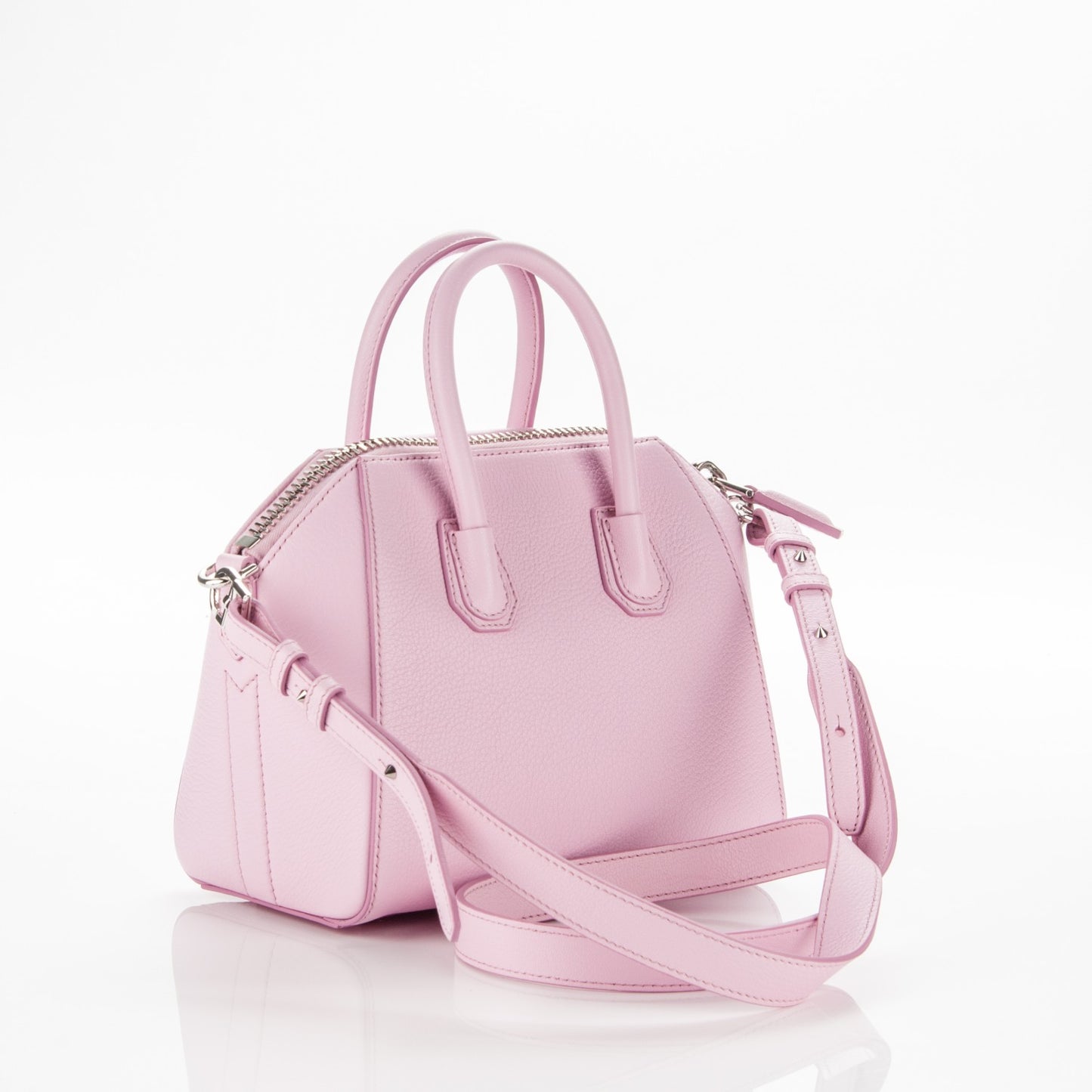 Sugar Goatskin Mini Antigona Pink