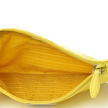 Prada Tessuto Nylon Saffiano Wristlet Girasole 5 of 7
