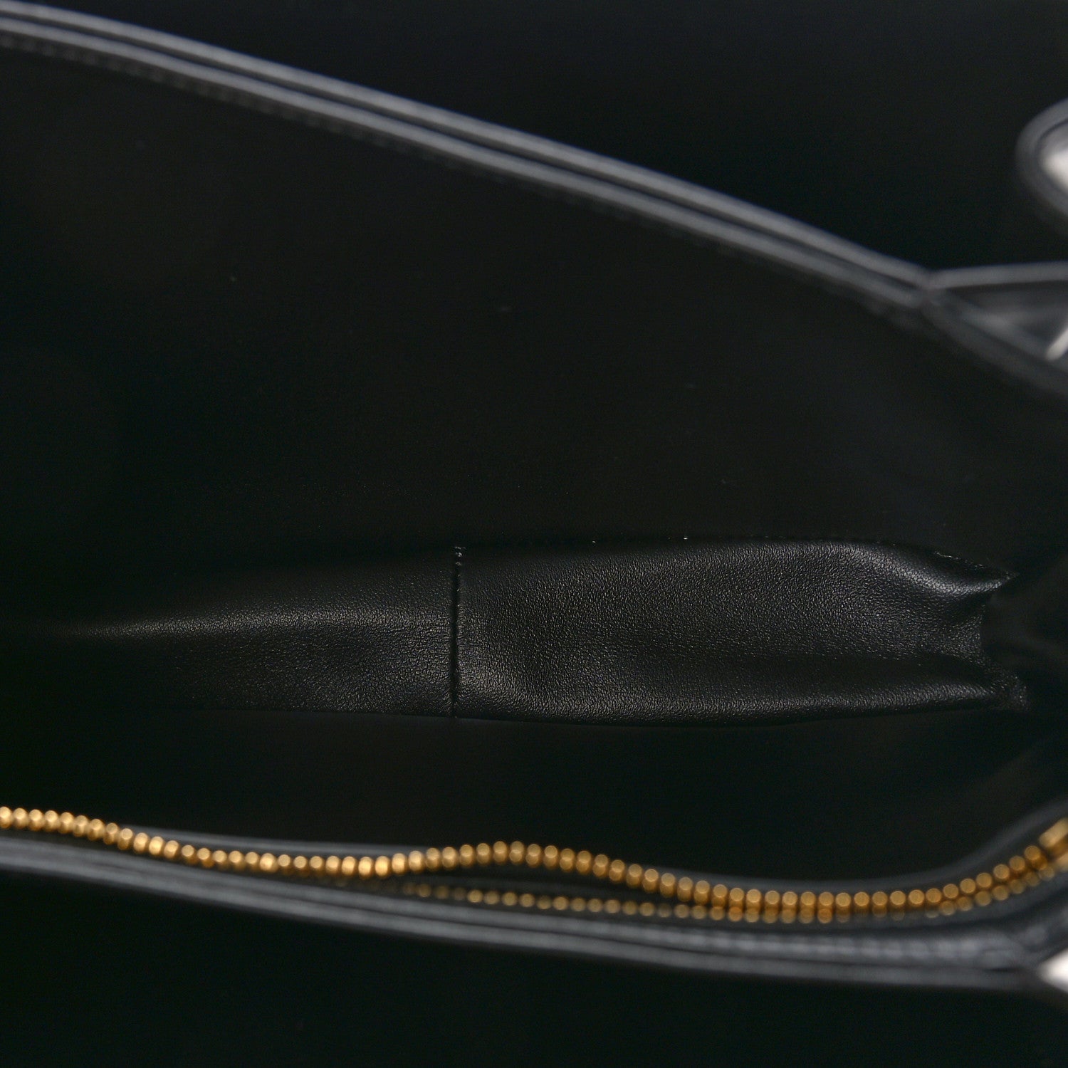 Celine Shiny Calfskin Medium Triomphe Black 5 of 8
