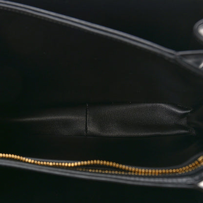 Celine Shiny Calfskin Medium Triomphe Black 5 of 8