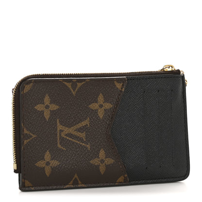 Louis Vuitton Monogram Recto Verso Card Holder Black 3 of 10
