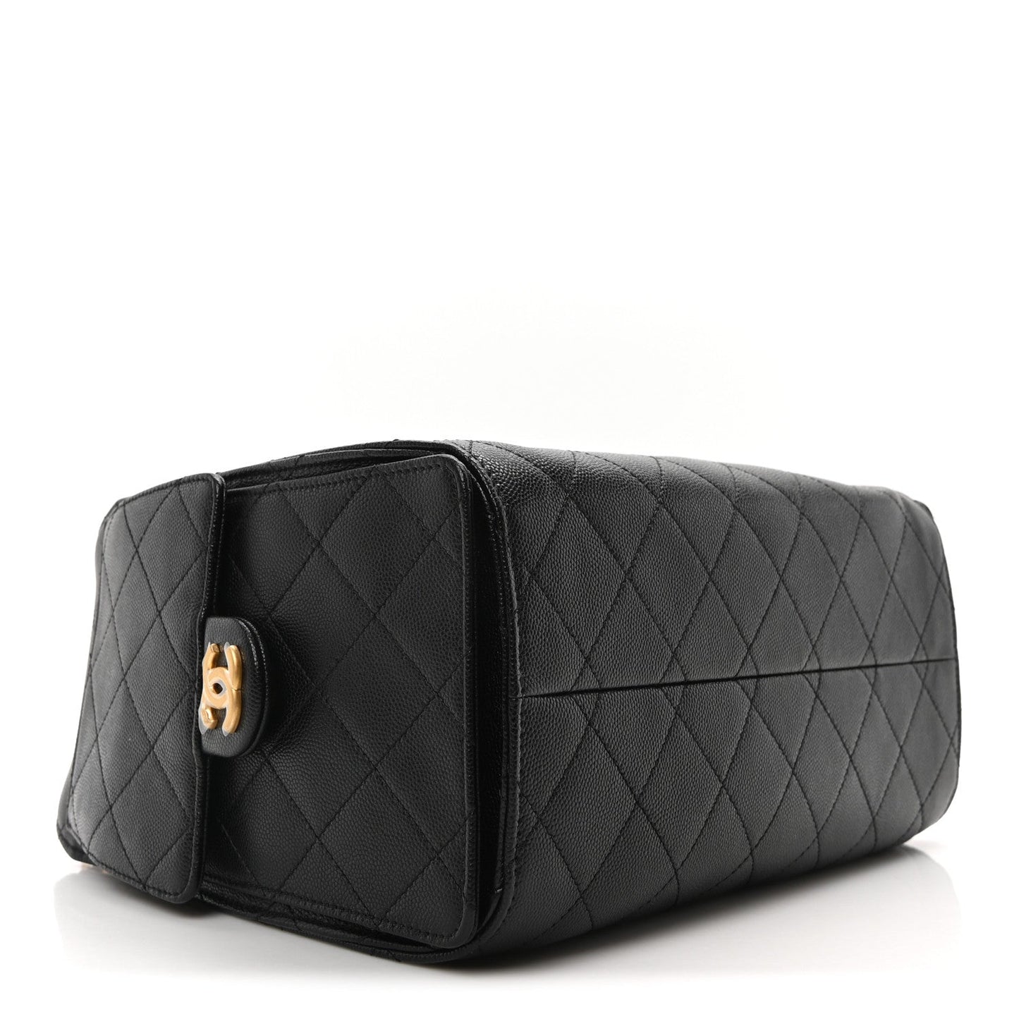 Caviar Quilted Small Chanel 25 Handbag Black
