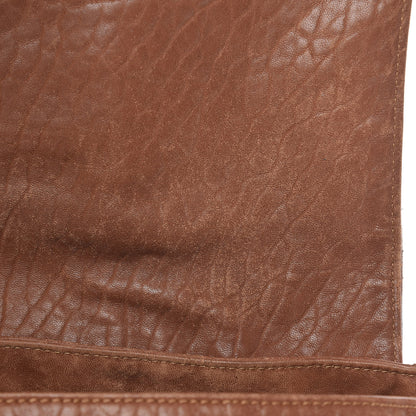 Fendi Crinkled Lambskin Mia Shoulder Flap Camel 11 of 20