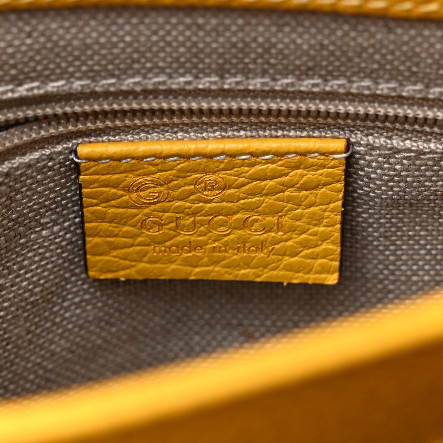 Gucci Dollar Calfskin Interlocking G Crossbody Bag New Buttercup 6 of 9