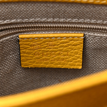 Gucci Dollar Calfskin Interlocking G Crossbody Bag New Buttercup 6 of 9