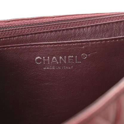 Chanel Lambskin Quilted Jumbo Single Flap Dark Red 6 of 12